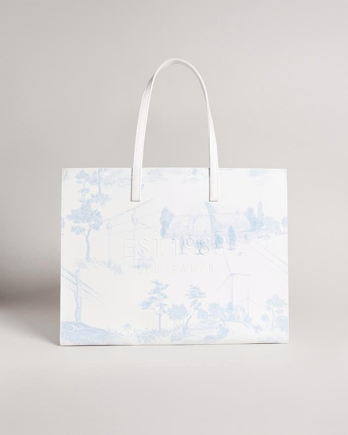 Ted baker white online bag sale